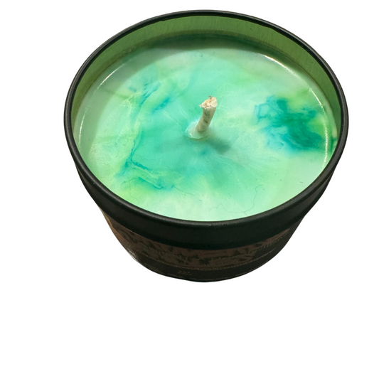 Neuroverse Candles Tea Tree Tranquility: Handcrafted 4oz Tin Jar Candle